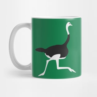 Ostrich running Mug